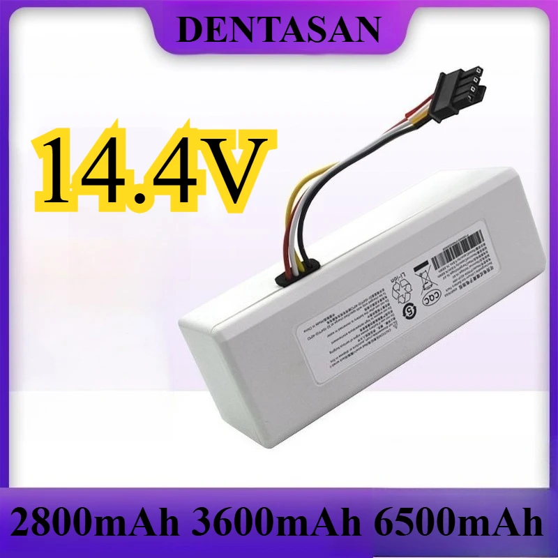 

6500mAh 14.4V Lithium Battery Suitable for Xiaomi 14.4V Vacuum Cleaner 1C STYTJ01ZHM Sweeping Robot Battery
