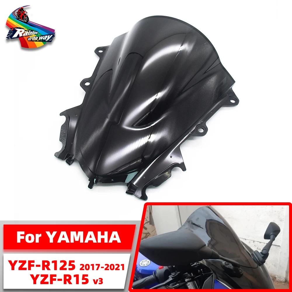 

Ветровое стекло/дефлектор/визор для мотоциклов YZF R15 V3.0 2019-2021, YZF-R15 V3, YZF R125, YZF-R125 (спортивный, гоночный)