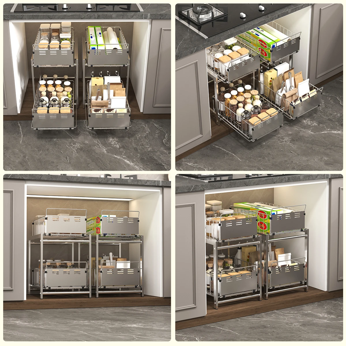 conception-a-double-couche-d'armoires-de-cuisine-avec-etageres-coulissantes-etagere-de-rangement-multifonctionnelle-pour-epices-et-provisions