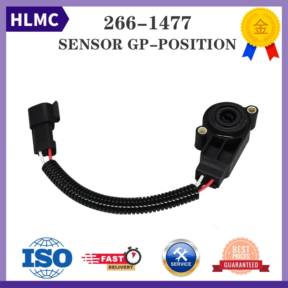 

Аксессуары для экскаваторов, датчик положения, датчик коленчатого вала 266-1477, черный для экскаватора-погрузчика D6N 825G 826G 950G 962G 966G 980G