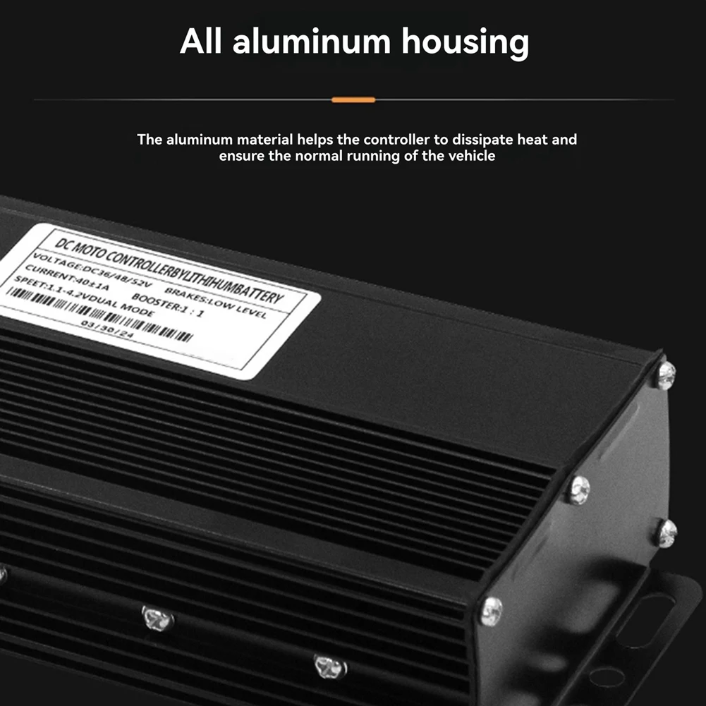 36V 48V 52V 40A Brushless Controller GD02 Meter LCD Display+130X Throttle Kit For Electric Scooter E-Bike Repair Kit-A02G