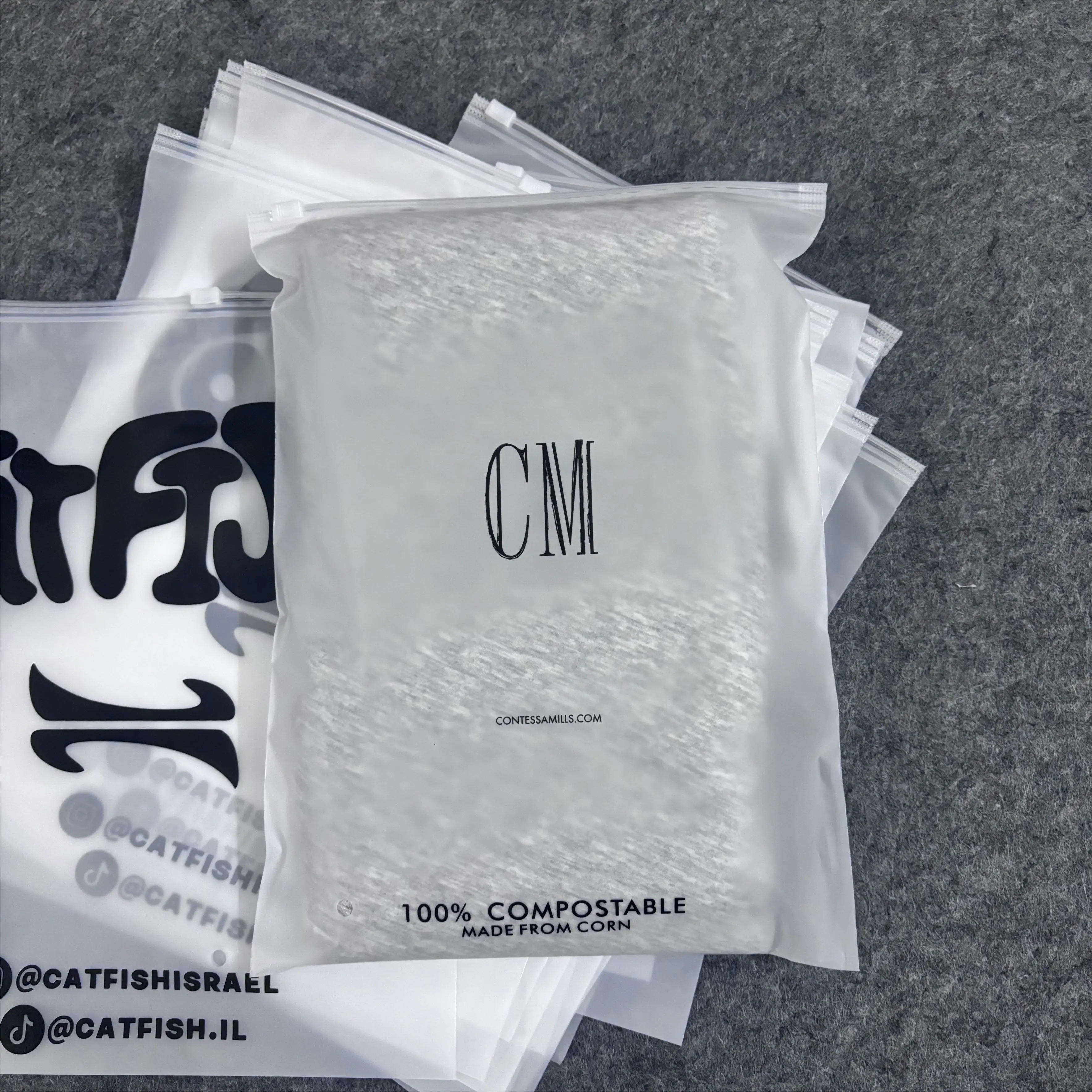 

Fancy luxury high quality custom printed frosted plastic zip lock bags promotional bikini bags