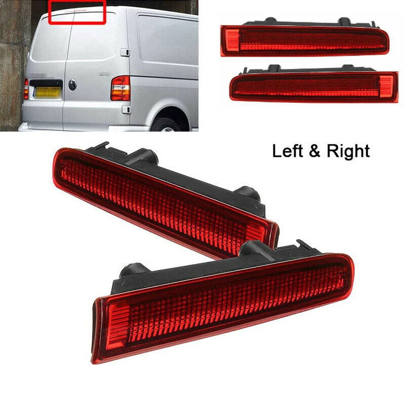 3rd High Level Brake Light For VW Transporter T5 T6 Barn Door SPR With Pre-Wired Connector Plug