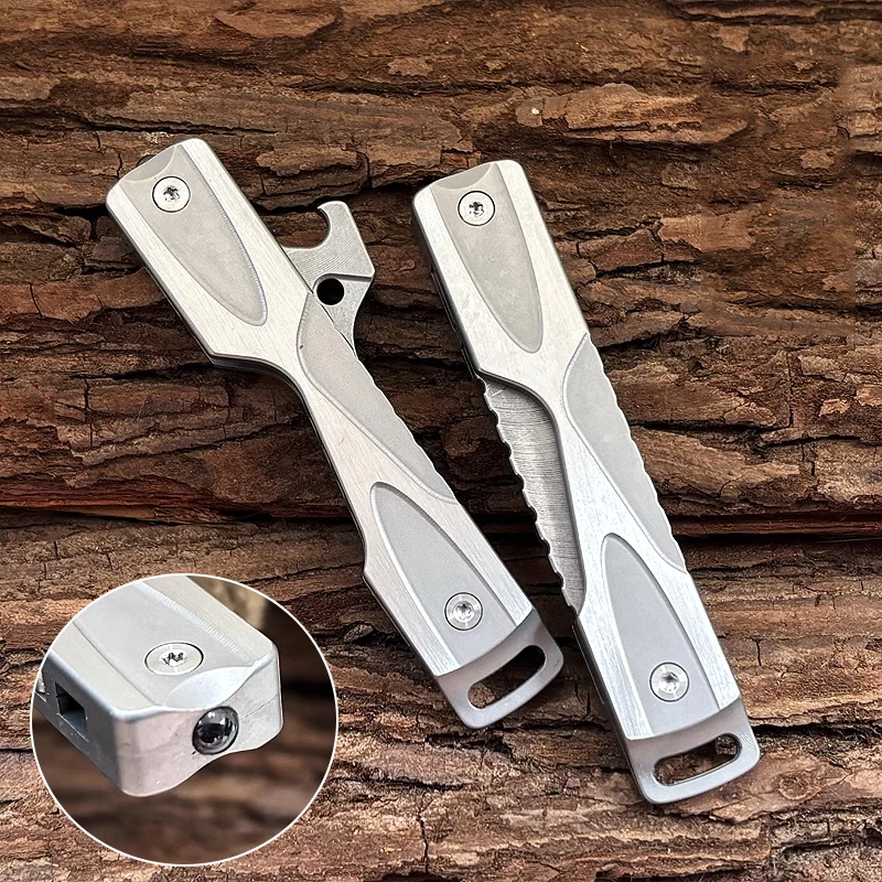 EDC Multifunctional Keychain Screwdriver Window Breaker Mini Release Toy Creative Gifts for Men