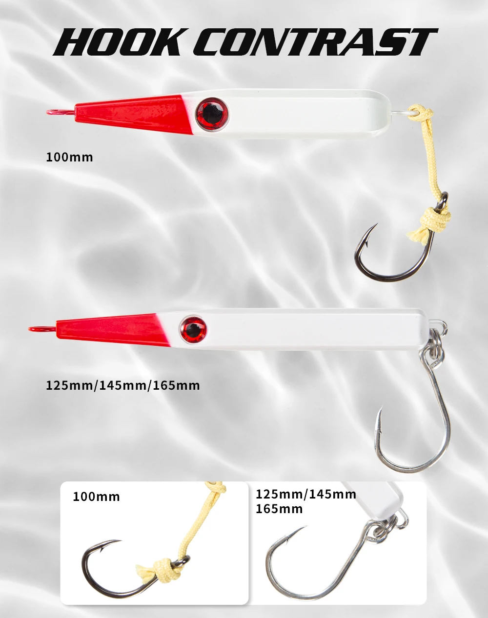 Hunthouse Pencil Lure 100mm/45g GT Lure Artificial Jackbait Sinking For Trolling Fishing Hard Bait For Bass Bluefish Tuna Tackle