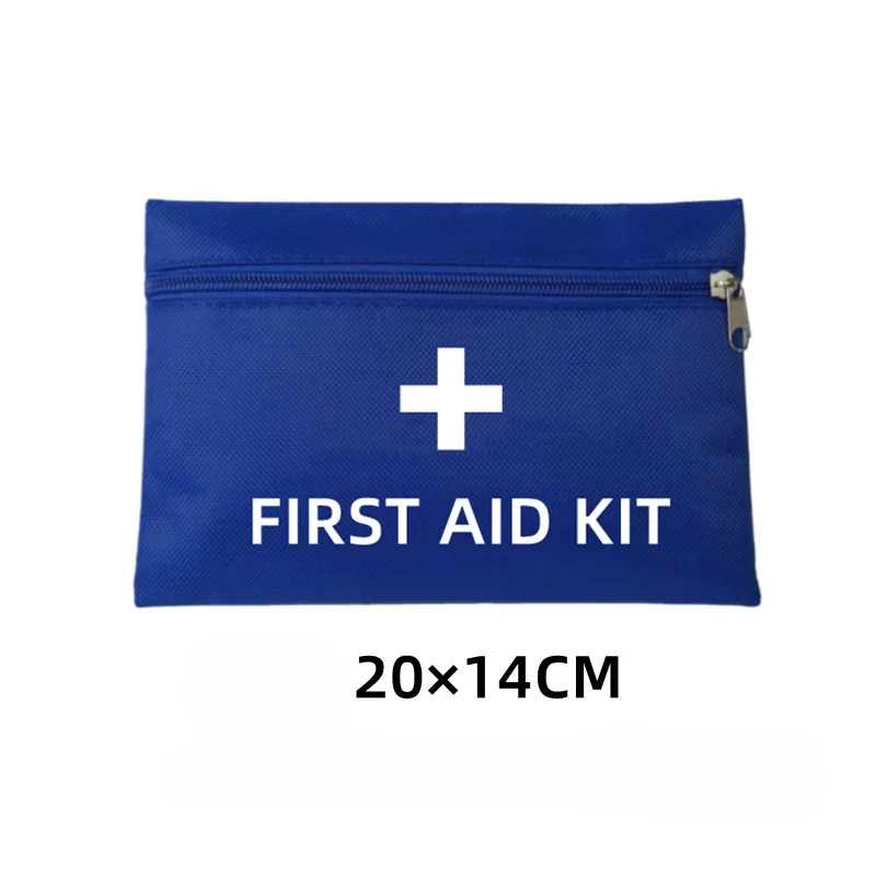 Imagem -05 - Vazio Kit de Primeiros Socorros Portátil Remédios Pílulas Ataduras Bolsa de Armazenamento Zíper Kit Médico de Emergência Agregado Familiar 1pc