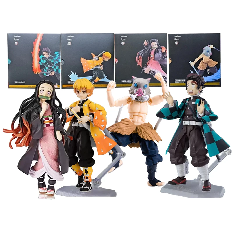 

Bandai Original Demon Slayer MF Figma 533 MF Figma 508 Kamado Nezuko Kamado Tanjirou Anime Action Figures Toys for Kids Gifts