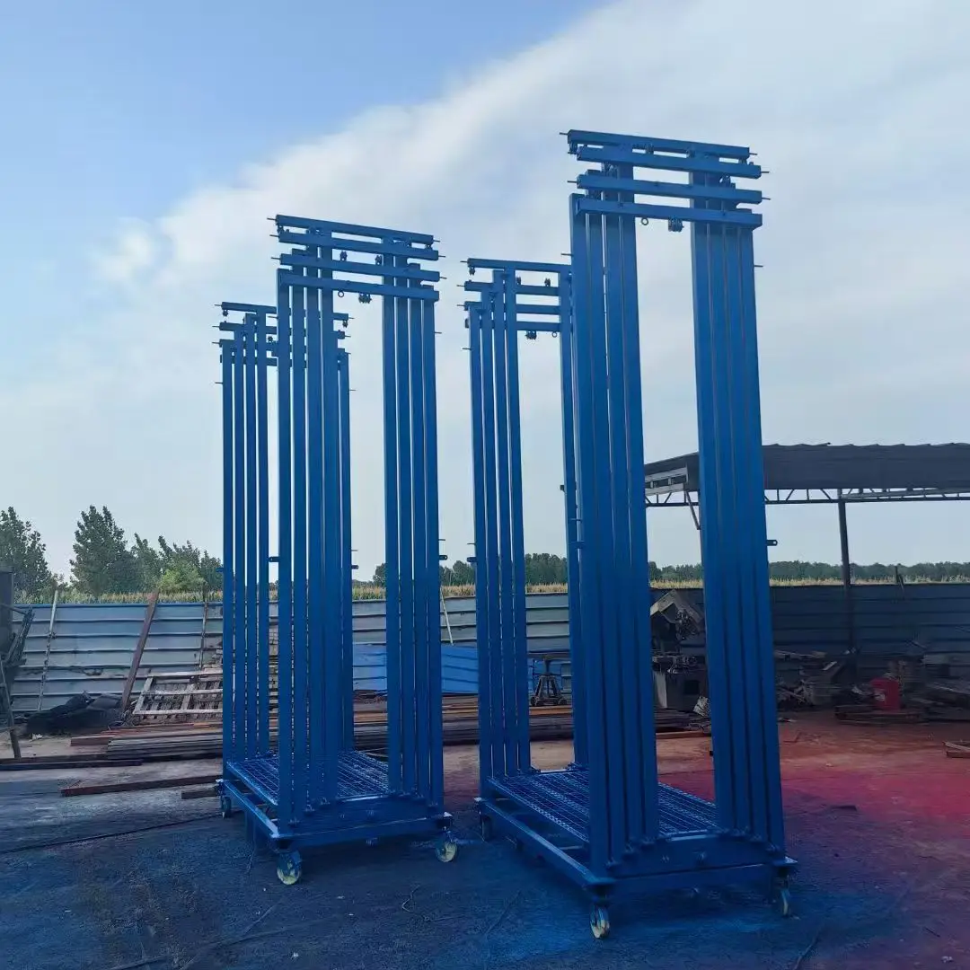 Adjustable Electric Scaffolding Lift System with Steel Frame for High-Rise Projects