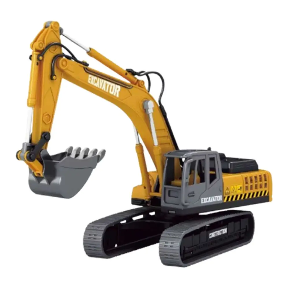 Simulation Inertial Engineering Vehicle Rotatable Desk Ornaments Excavator Model Flexible Joints Pull Arm Forklift Car Model