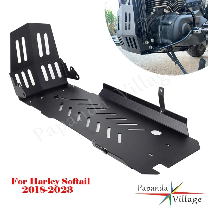 

For Harley Softail M8 FXBR FLDE FLFBS FLFB FXFB FXFBS FLHC FXLR FXLRS FXLRST FXBB Motorcycle Engine Guard Protection Skid Plate