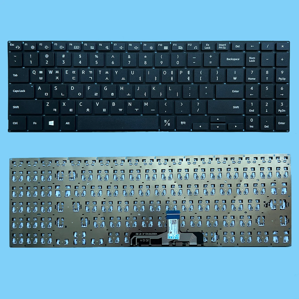 

550XDA Korean Brazilian Keyboard For SAMSUNG Notebook Plus 2 NP550XDA NT550XDA-RS1 RSA NT550XDA D0K-V6608A-UK V2027KFAK HF-B2 BR