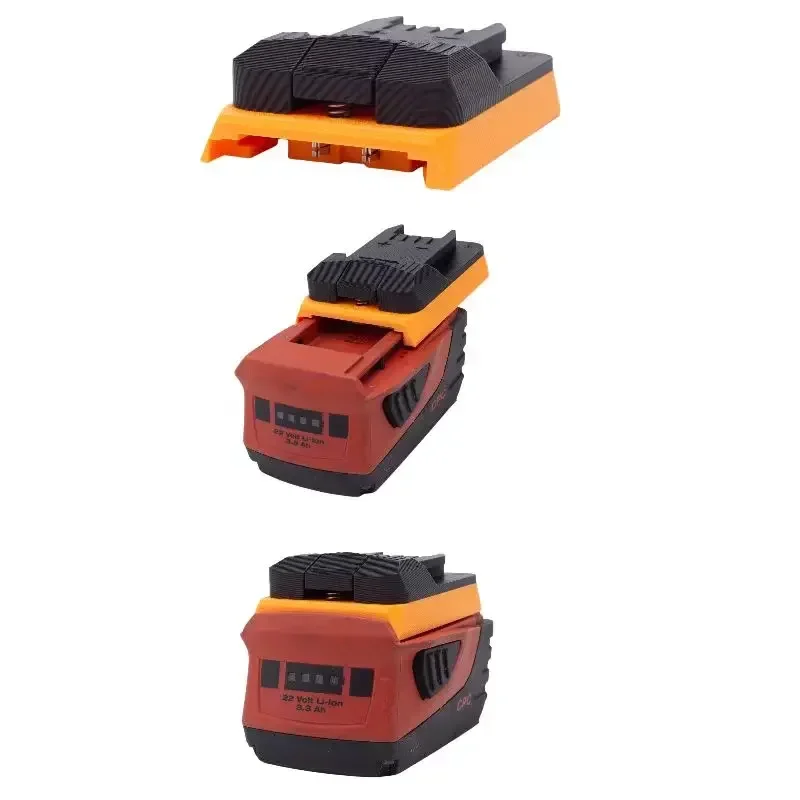 Imagem -05 - Adaptador para Hilti 22v Lithium Battery para Makita 18v Tool Adaptador de Saída do Cabo Hilti Compatível Bateria Faça Você Mesmo 14awg