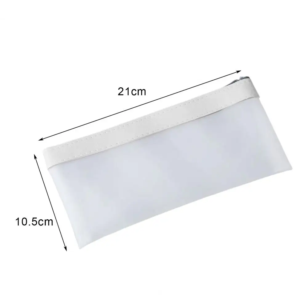 กระเป๋าดินสอ POUCH pensil ใสกันน้ำพีวีซีปิดซิปได้เยอะอุปกรณ์กระเป๋าใส่แปรงแต่งหน้าโรงเรียน