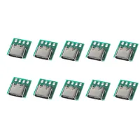 10PCS TYPE-C DIY USB PCB board double-sided USB3.1 16P PCB electronic Test board electronic kit