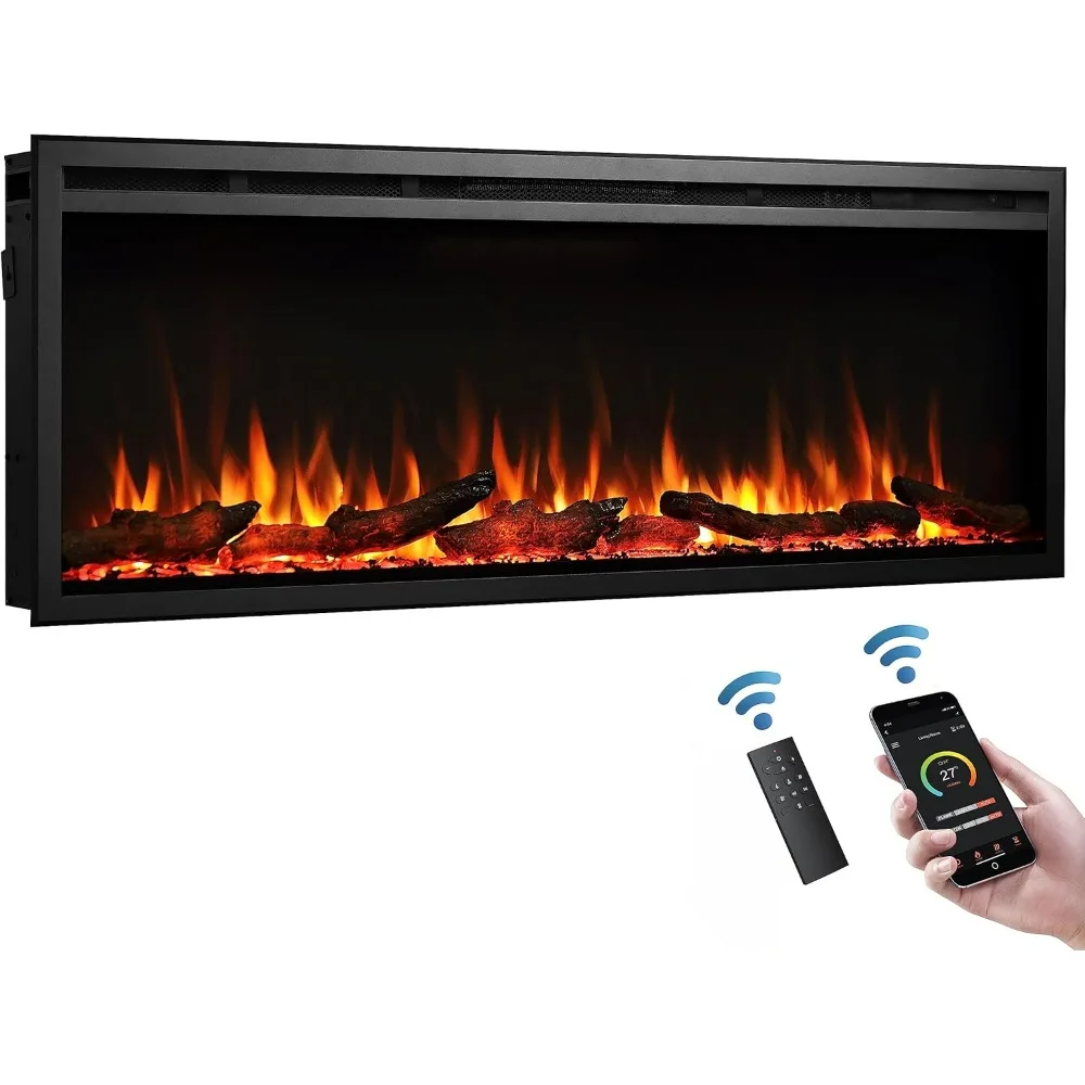 Austin in Wall Recessed & Wall Mounted Electric Fireplace (EF287A)