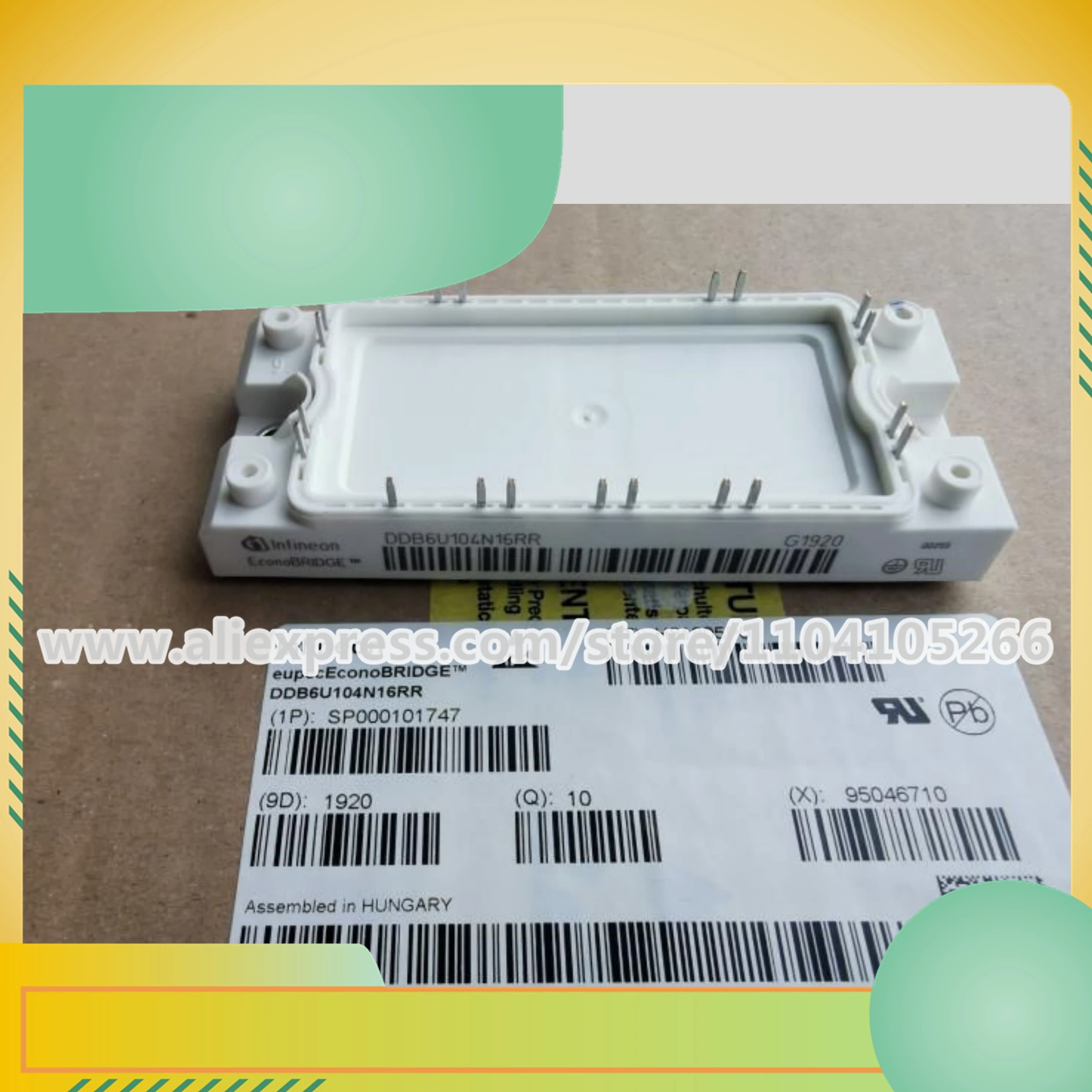 

DDB6U104N16RR DDB6U134N16RR DDB6U100N16RR DDB6U84N16RR New power module