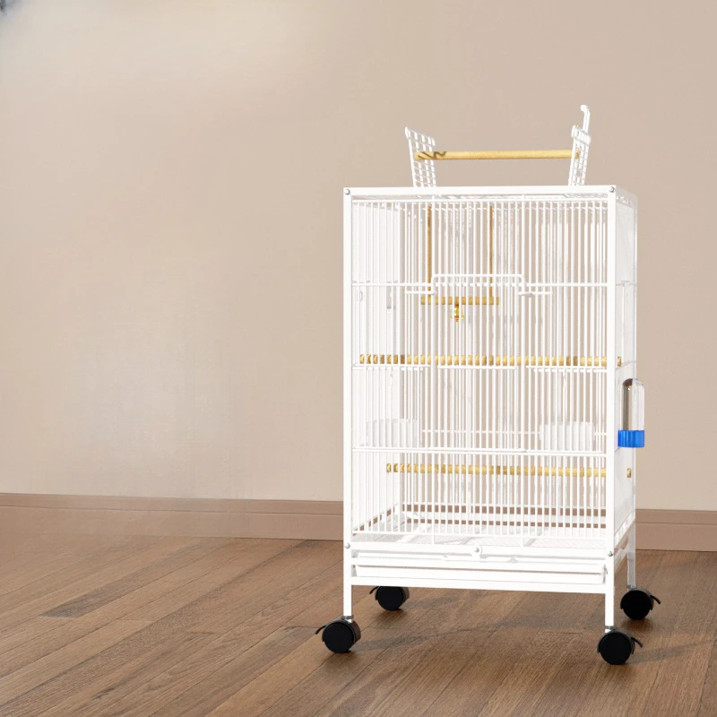 

Hut Large Feeder Bird Cage Nest Carrier Aviary Habitat Toys Bird Cage Budgie Breeding Oiseaux Accessoires Pet Products RR50BC