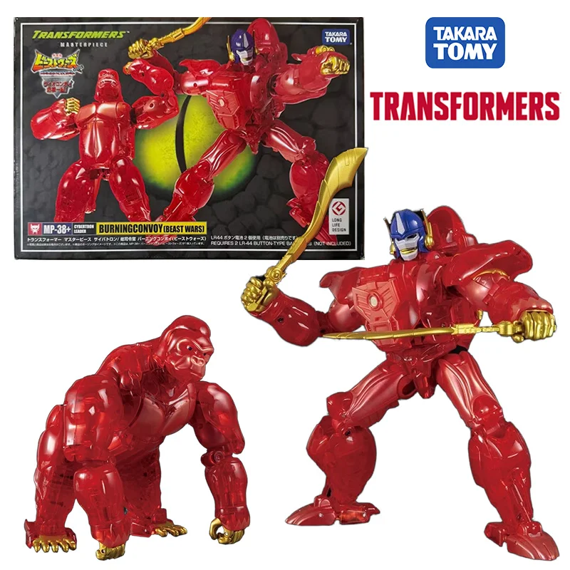 Takara Tomy Transformers Masterpiece MP-38+ Burning Convoy Beast Wars 14Cm Original Action Figure Model Toy Gift Collection