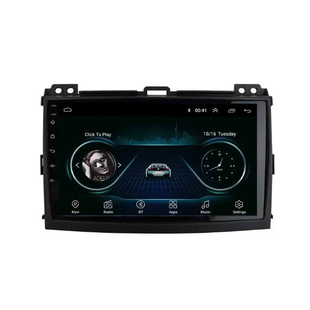 2din Android 13.0 Car Radio Multimidia Video Player Navigation GPS For Toyota LAND CRUISER Prado 120 2003-2009 Head Unit