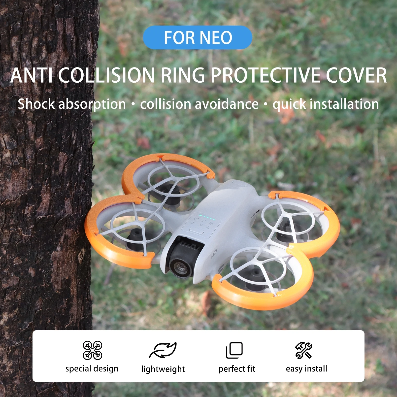 

Propeller Guard Cage for DJI Neo Anti-collision Ring Props Case Protector Cover For DJI Neo Drone Accessories