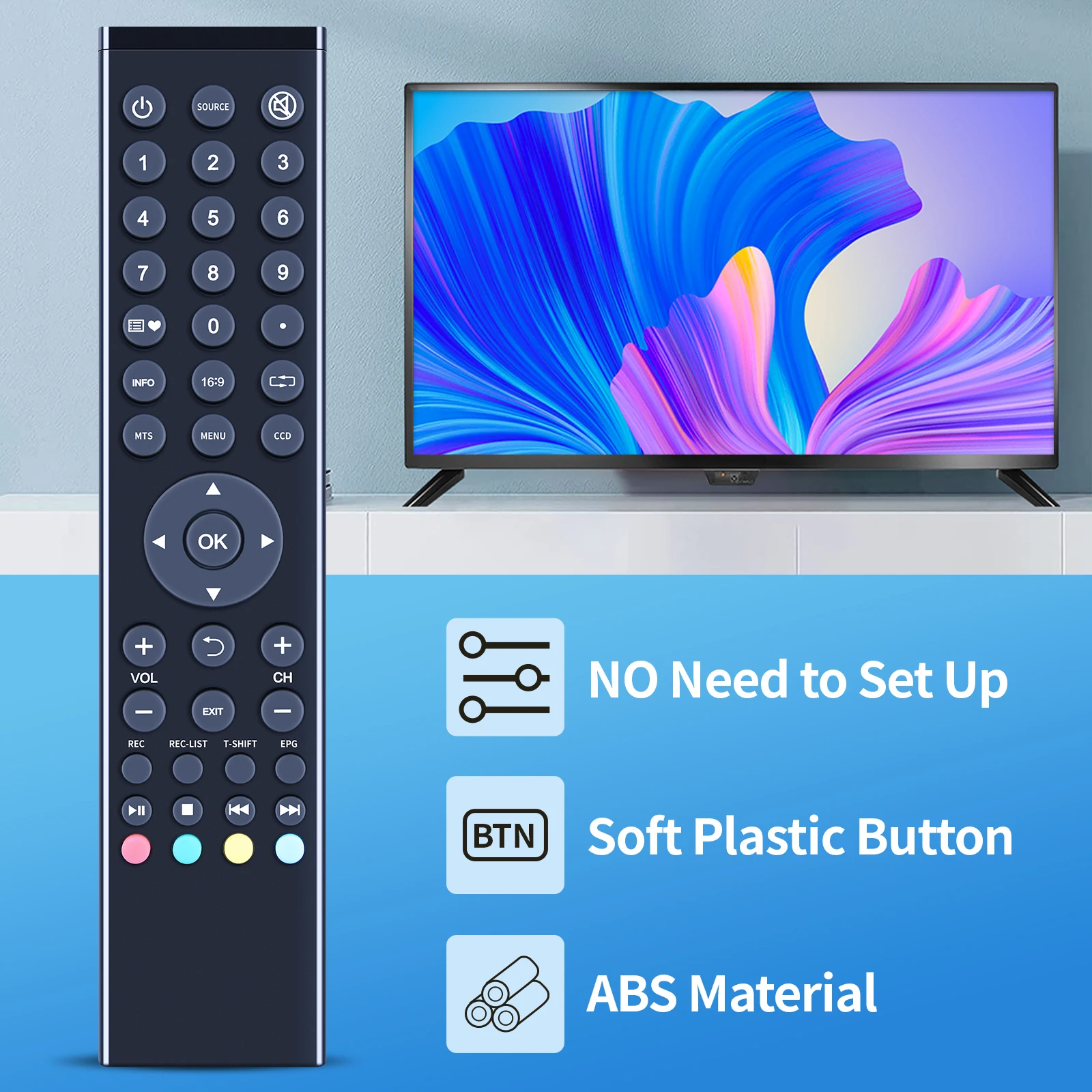 Télécommande pour Onn LGR24G5C-UT tv