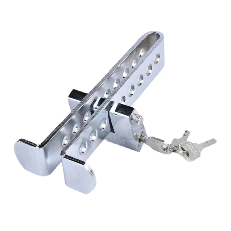 

50JA Car Pedal Lock 8 Hole / 9 Hole Brake Pedal Security Lock Car Brake Clutch Pedal Lock