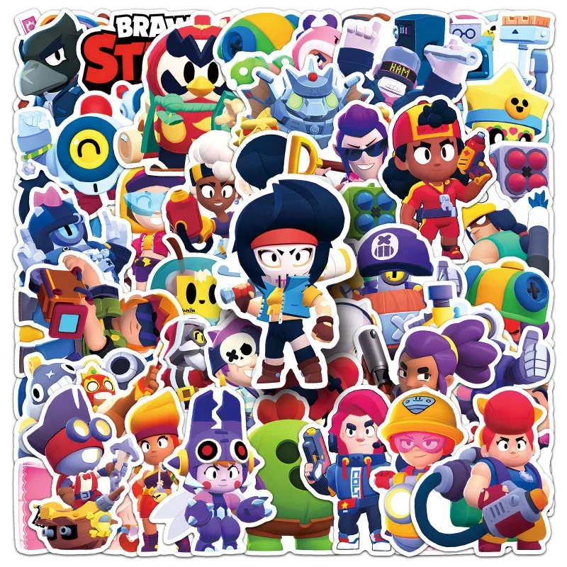 51/30/10PCS Popular Game Two-dimensional Peripheral Graffiti Personalized Cartoon Decoration Cup Computer Waterproof Sticker