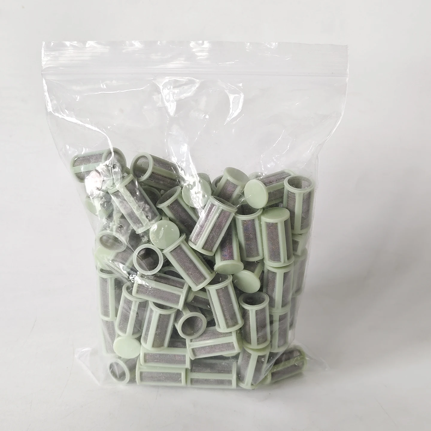 

5PCS Non-Original SATA Self-cleaning Filter Screen Green Cylinder Suitable For Both Oil And Water Applications With Filter Paint