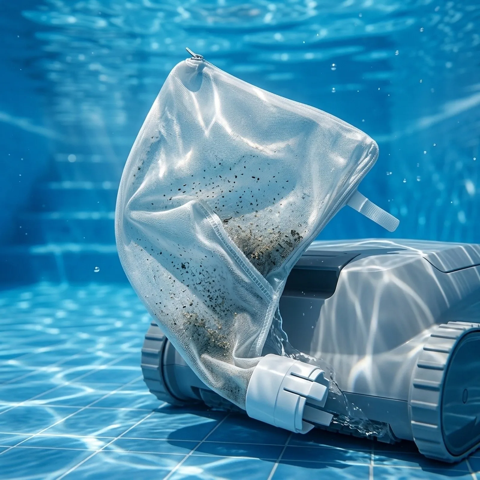 Polyester Mesh Replacement Filter Bags for Polaris 280 480 Pool Cleaners With Enhanced Clip for Secure Fit in Cleaning Unit