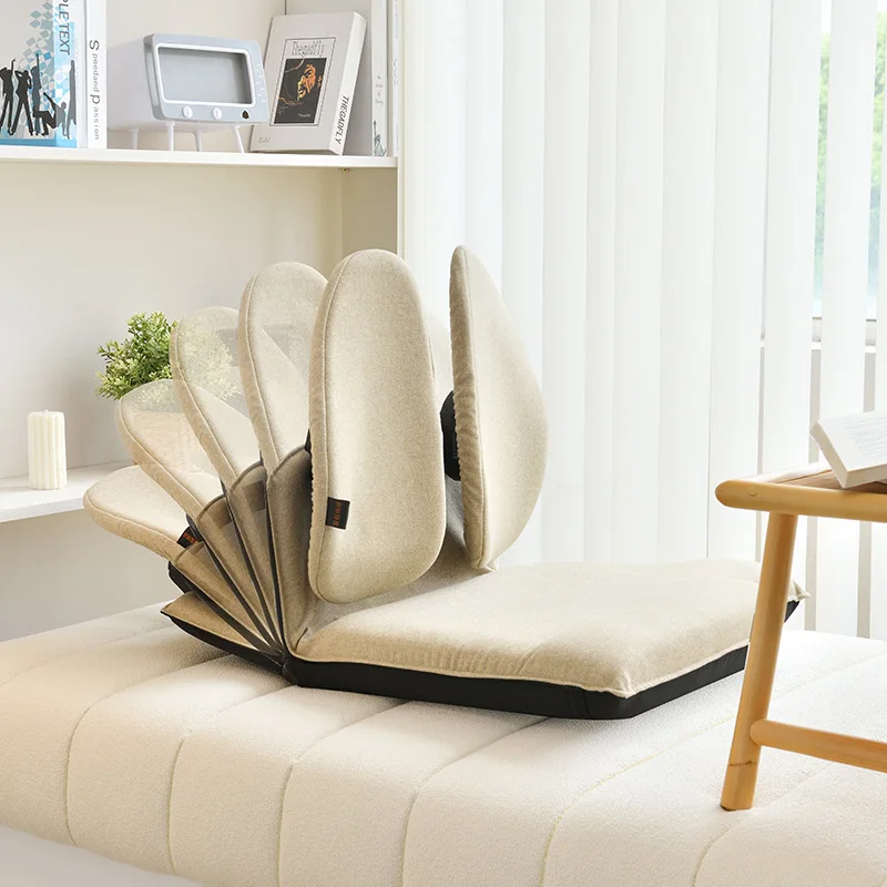 Bean Bag Lazy Single Folding Sofa Bed, Floor Soft Durable Backrest Cushion, Bay Window Leisure Bed Comfortable Armchair