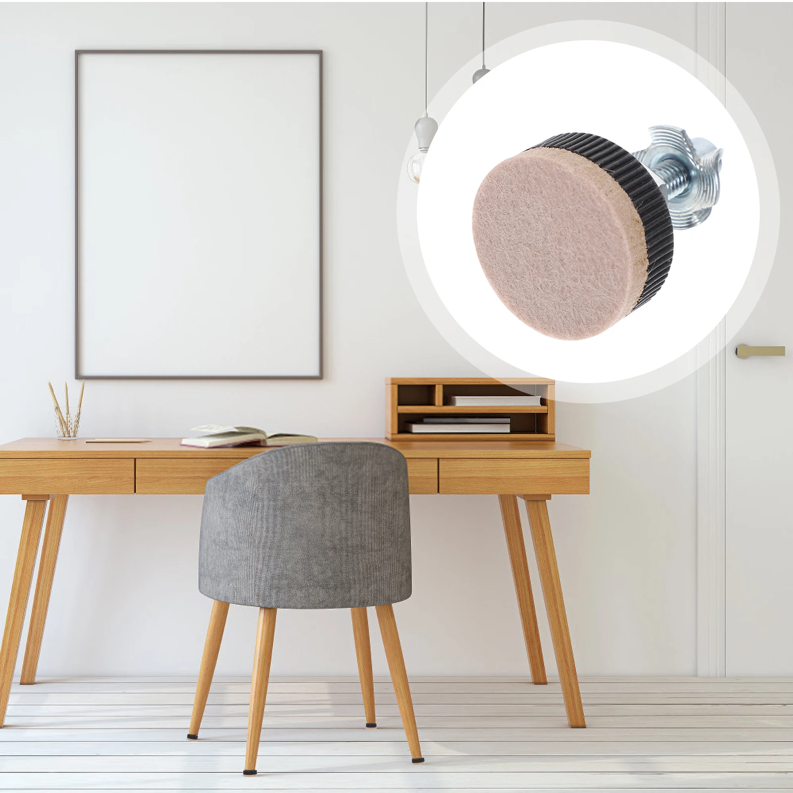 

8pcs Furniture Legs Leveling Feet Adjustable Raisers Heavy Duty Plastic Sturdy Chair Table Balance Screw Non Slip Long Lasting