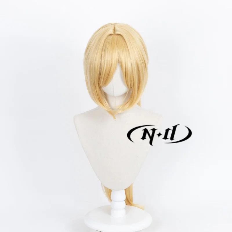Nd gatilho cosplay perucas loira peruca zenless zona zero zzz jogo cosplay perucas de cabelo para mulheres comic con coser resistente ao calor