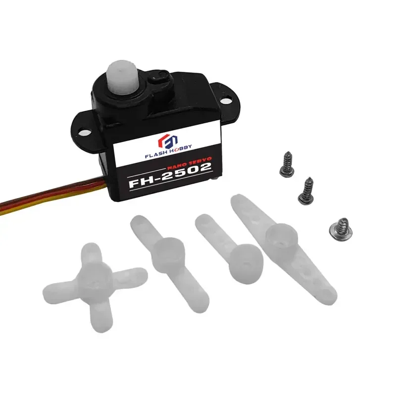 FlashHobby FH-2502 2.2g Coreless Digital Plastic Gear Nano Servo para RC Modelo Interior Micro FPV Drones