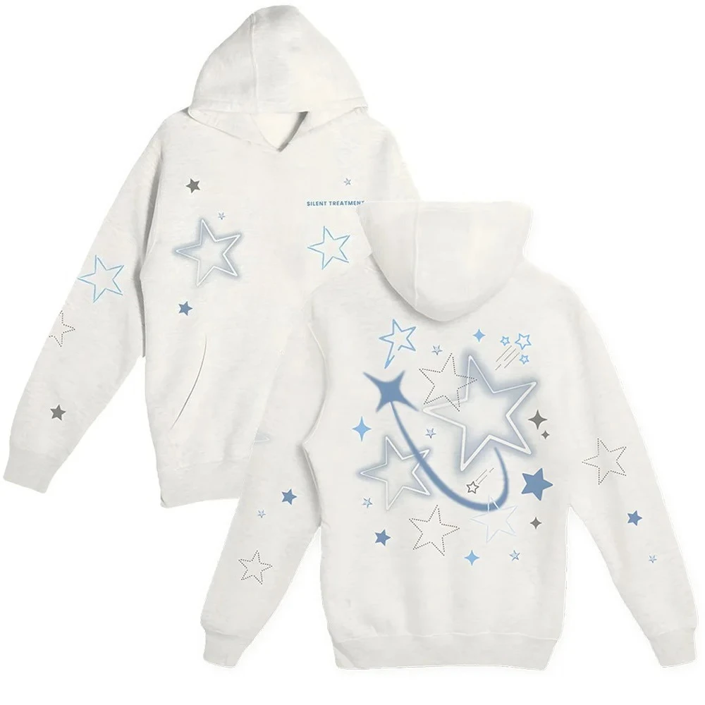 Silent Treatment Hoodies Freya Skye Fashion Clothes Winter Spring Fleece Long Sleeve Hooded Sweatshirts Male Female Pullover