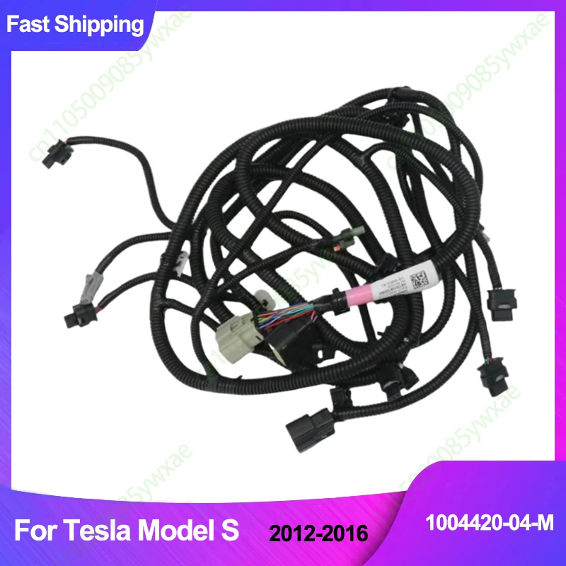 

Жгут проводов переднего бампера, 6 радарных интерфейсов для Tesla Model S 1004420-04-M 100442004M 2012-2016, запасные части для автомобиля, 1 шт.