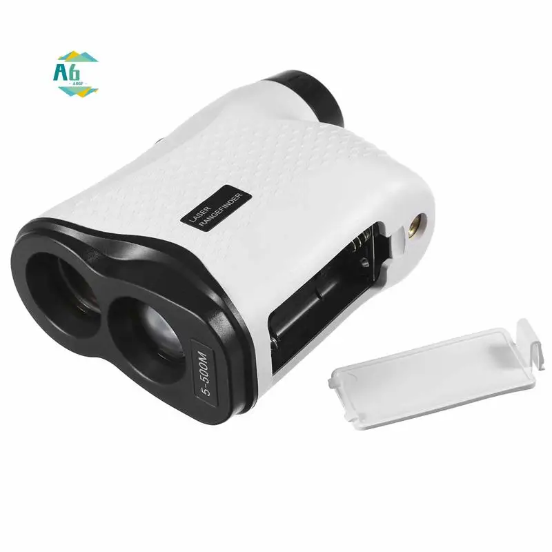 

A60F-Golf Rangefinder Laser Distance Meter Hunting 500 Tape Measure Speed Tester Golf Slope Adjusted Mode Telescope Durable Whit