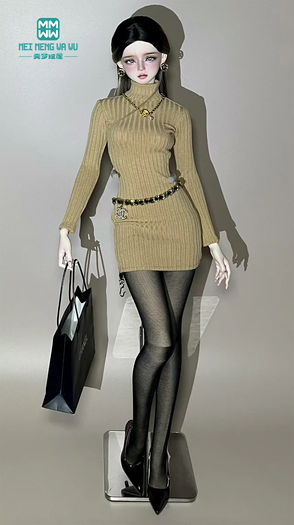 

mini Stylish knitted sweater dresses Fits 1/3 BJD DD SD Doll Toys Girl Gift
