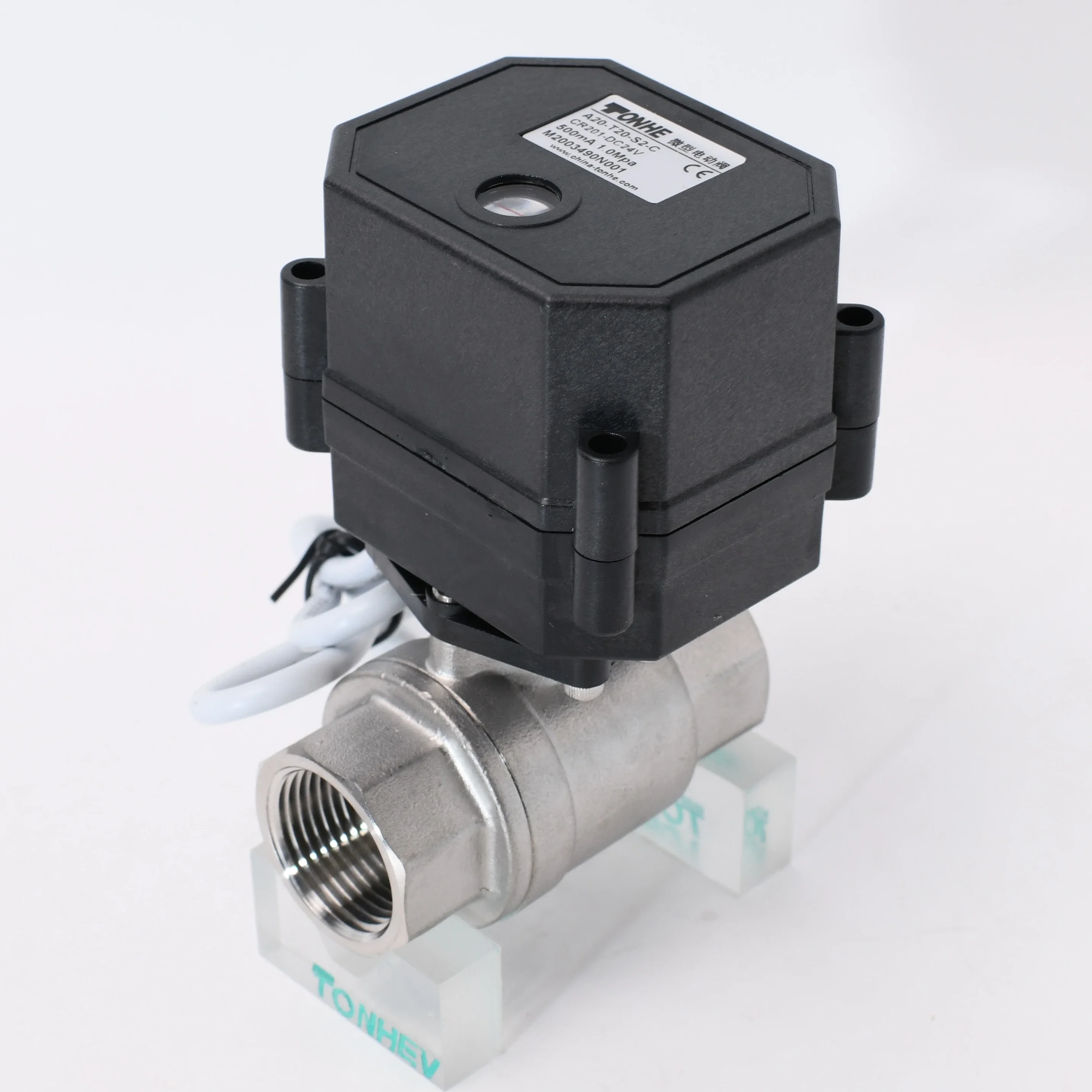 proportional valve 4-20ma 0-10v 0-5v DN15 1/2 inch water control system 2 way modulating valve