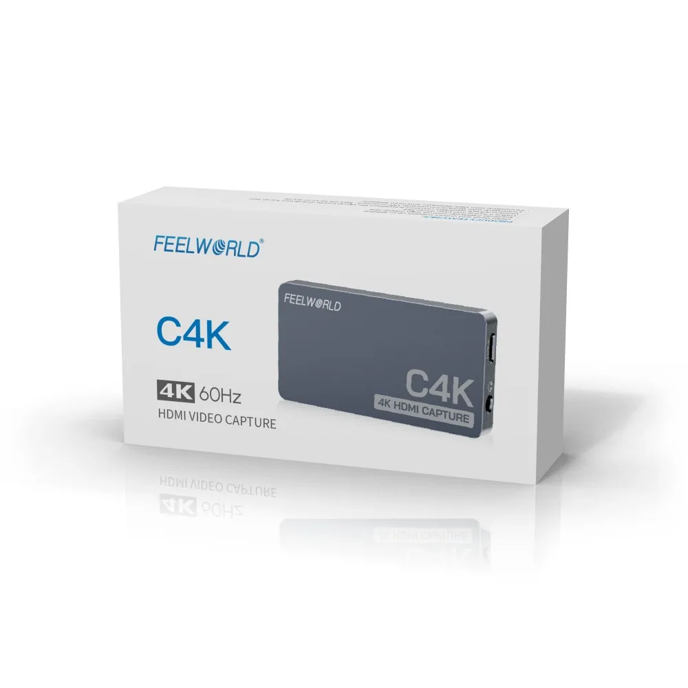 

FEEWORLD C4K Lightweight 4K 60Hz in and Out USB-C Plug and Play Capture Card for Streaming Gaming Video Conference