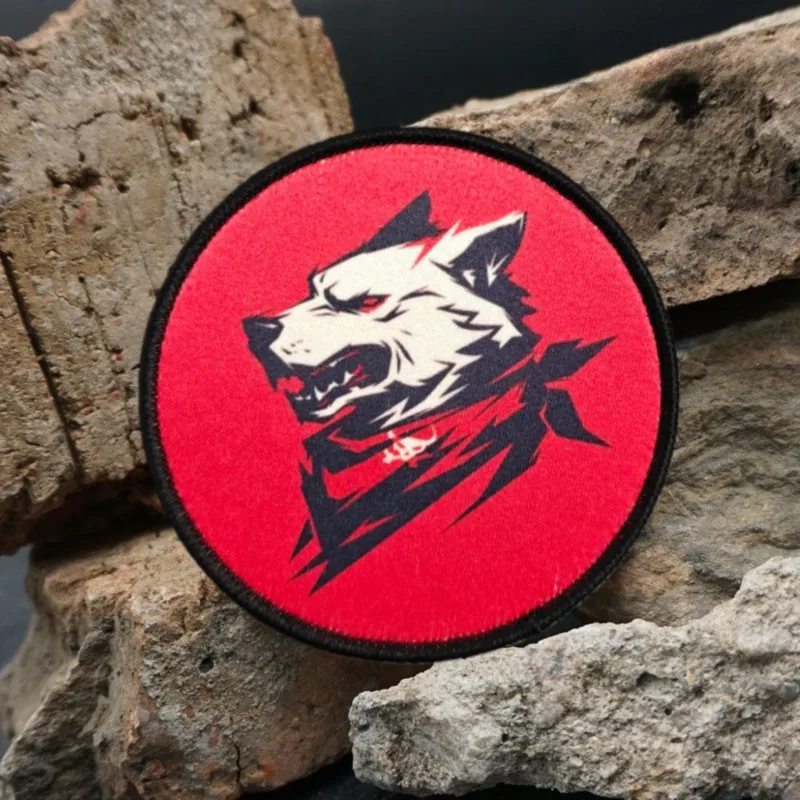 2026 New Wolf Tactical Patch, militärisches Moralabzeichen, Armband, für Kleidung, Hüte, Rucksäcke, taktische Ausrüstung und mehr