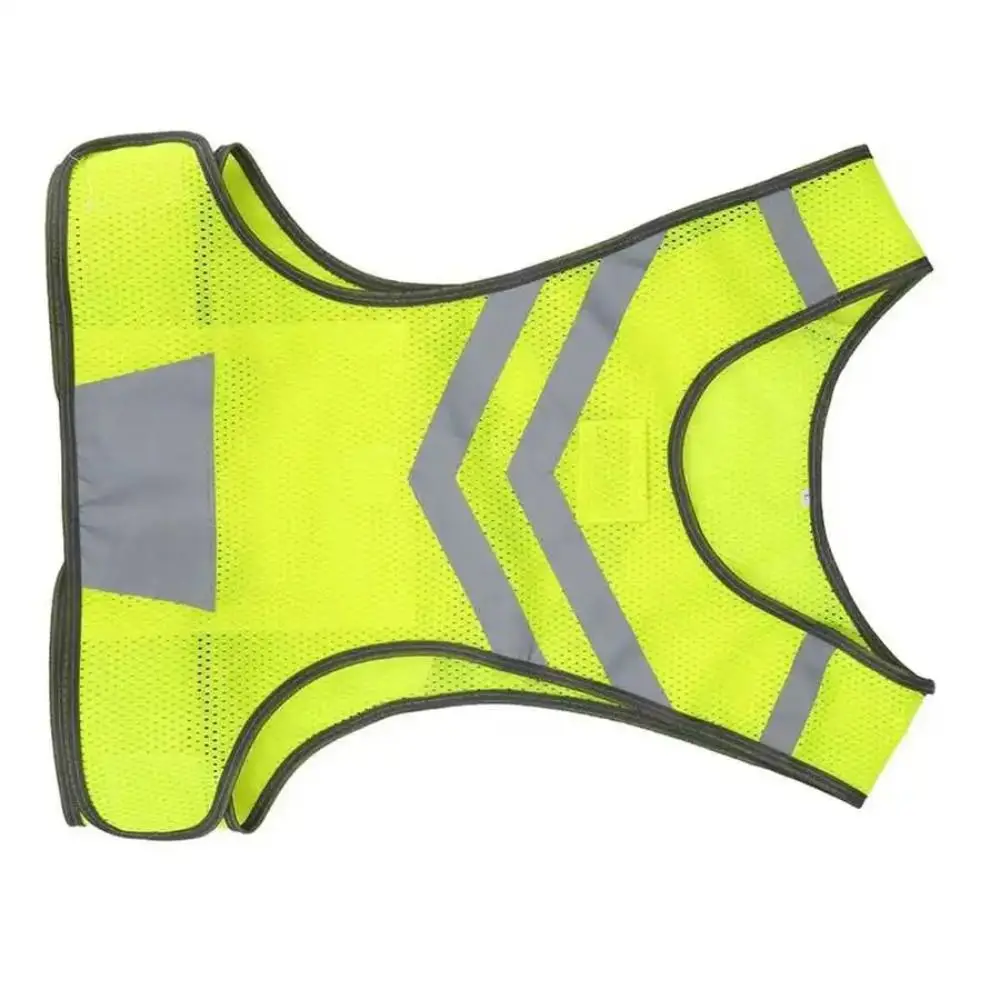 with Storage Bag Reflective Vest Night Warning Waterproof Reflective Safety Jacket High Visibility Lightweight