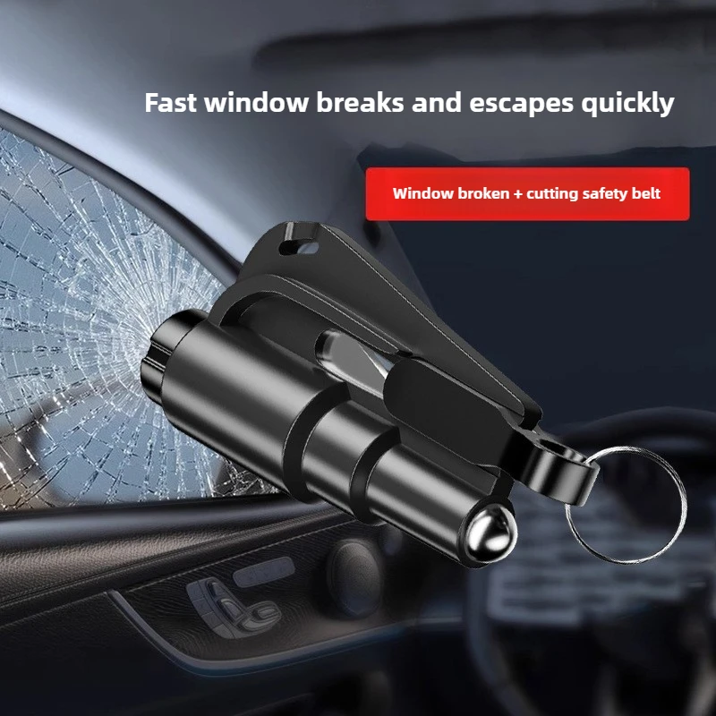 Car Safety Hammer Mini Car with a Multi-functional Escape Hammer to Break the Glass Rescue Hammer Car Window One Second