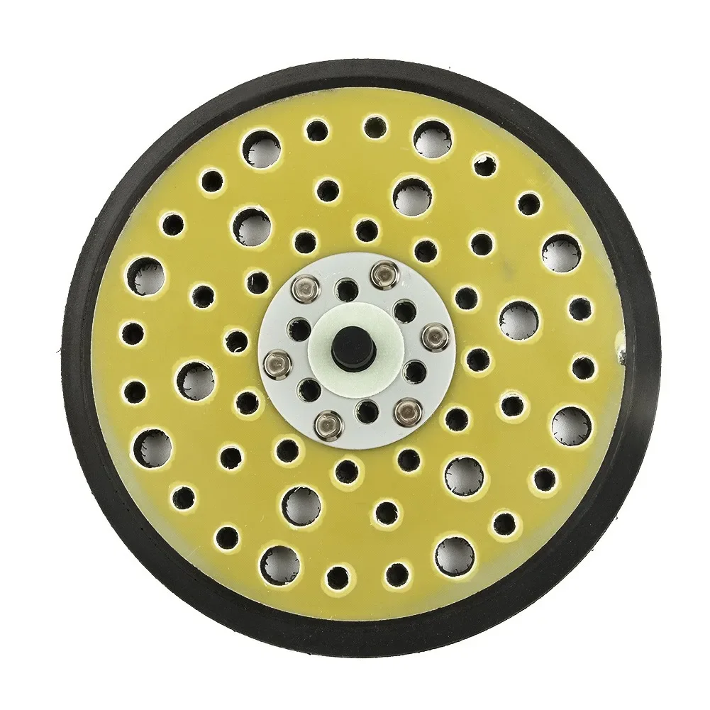 Medium Density Sanding Pad 150mm with 54 Holes Compatible with DEROS Random Orbital Sanders Featuring 5/16 Thread Mount