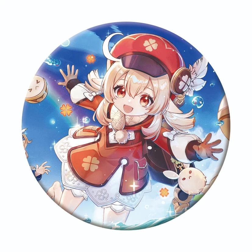 Lucky Fishsama Genshin Impact Nahida Flash Anime Badge Game Mihoyo Gift Student Brooch Backpack Pendant Collectible Accessory