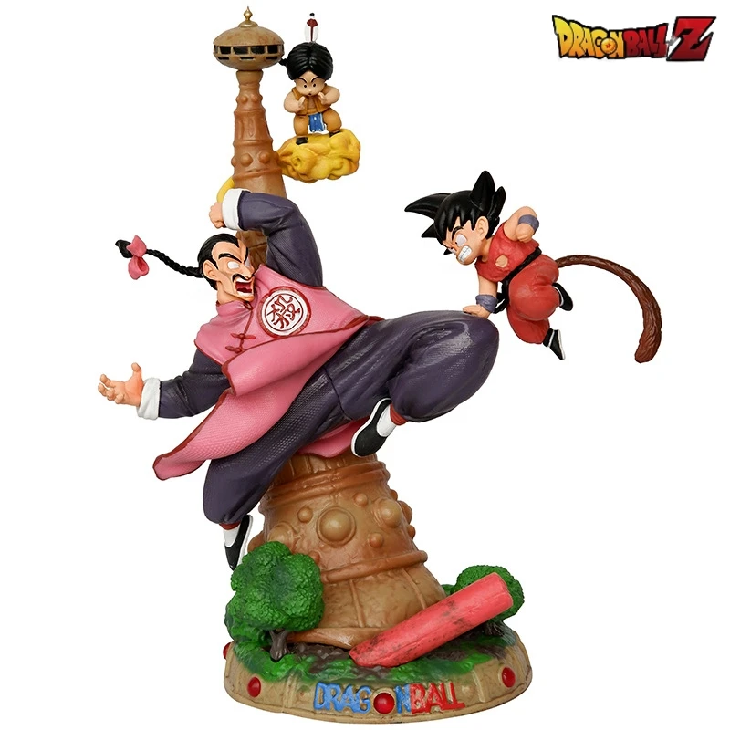 

Серия Dragon Ball Z анимационная модель из ПВХ ручная работа GK персиковый белый Vs Wukong Moke невероятная сказочная башня модель статуя игрушки подарки