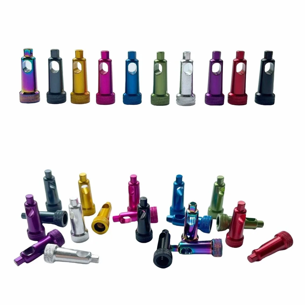 

2/4PCS Presta Valve Cap with Valve Core Removal Function & Hexagonal Tool Bike Tubeless Tire Valve Stem Cap MTB Accessories