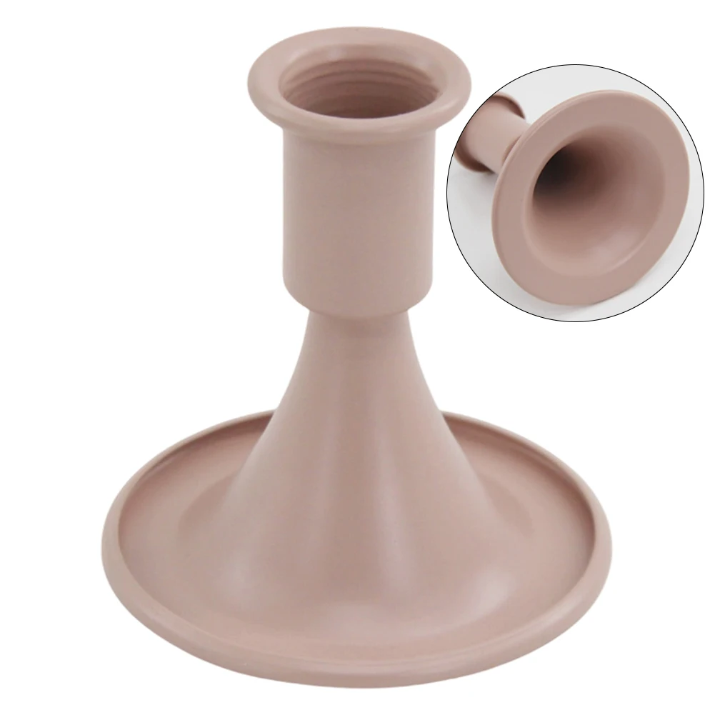 

Wedding Centerpiece Vintage Candle Stand Metal Construction Iron Art Design Wax Drip Catcher Fits Pillar Candles