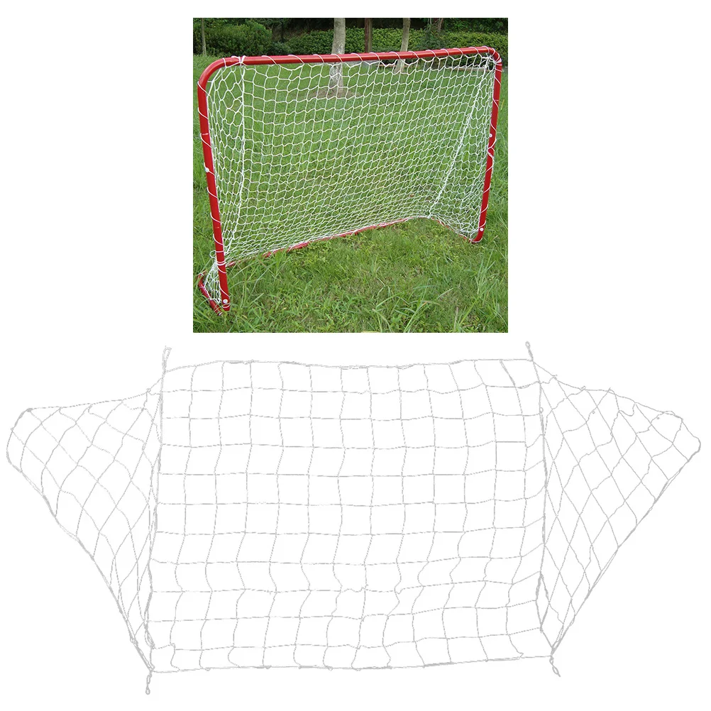 Red de portería de fútbol duradera para deportes al aire libre, suministros de fútbol para niños, accesorios deportivos para portería de patio trasero, 2 uds.