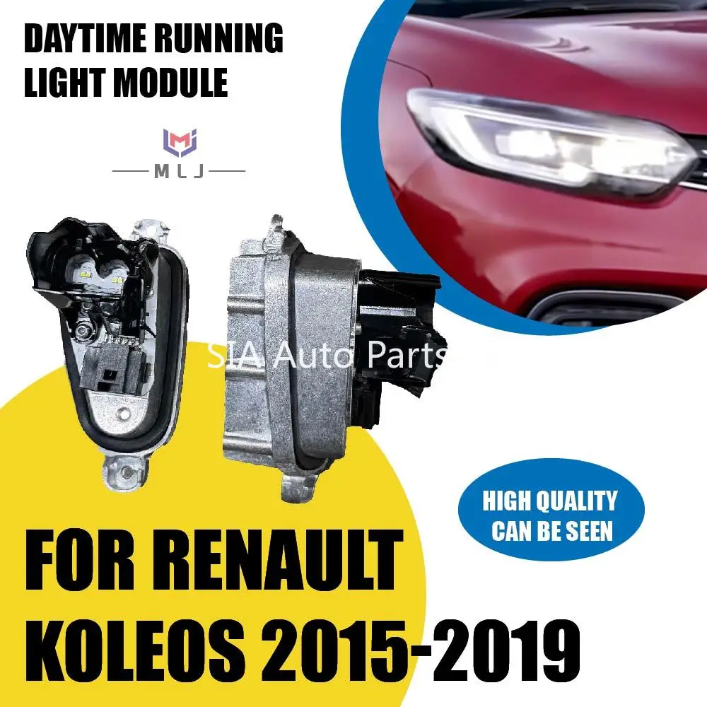 

MLJ автомобильные аксессуары светодиодные фары для Renault KADJAR 2015-2019 OE 19623501 L 19623502 R светодиодный модуль дневных ходовых огней DRL