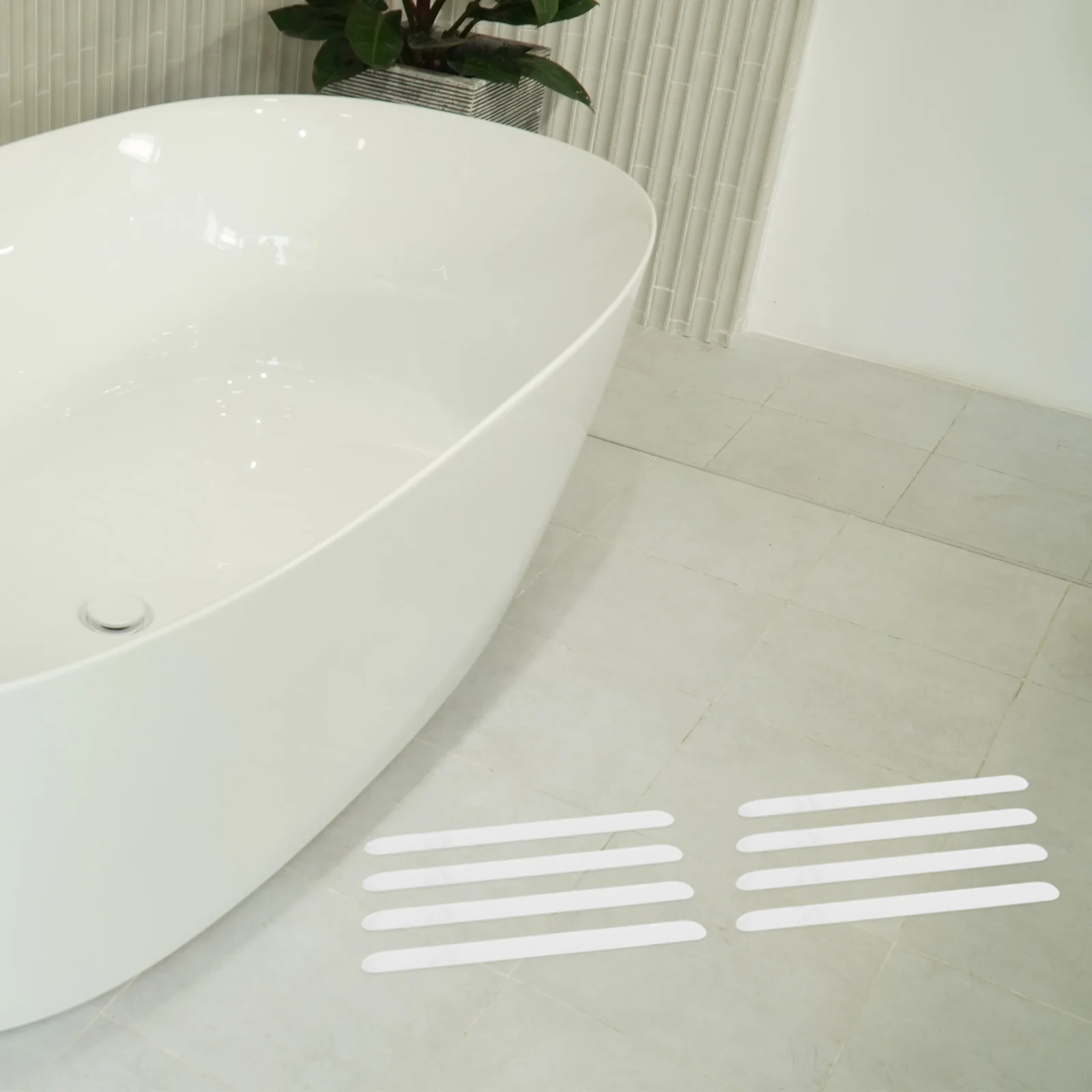 30 Pcs Transparent Stickers Non Slip Bath Mat Adhesive Treads Bathroom Bathtubs
